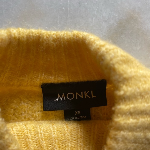 XS Yellow Sweater. ASOS-Monki - Picture 2 of 4
